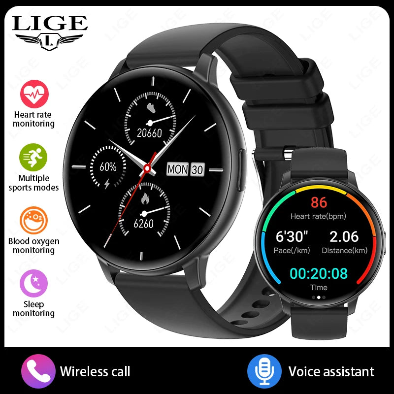 New Smart Watch Women Men Bluetooth Call Heart Rate Health Monitor 1.38'' Screen Fashion Sport Ladies Smartwatch For Android IOS black Sa7d6c150c9134faea1f4f9f2d8f5e62cK Swag N Slay LTD