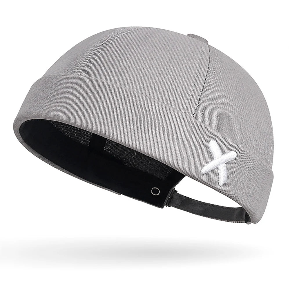 Men Hip Hop Hats Vintage Beanie Hat Summer Adjustable Landlord Hat Trendy Streetwear Docker Cap Women men Brimless Skullies Cap grey Sae25b4b9ad9046fa9b4c0bc4fc75e01fc Swag N Slay LTD