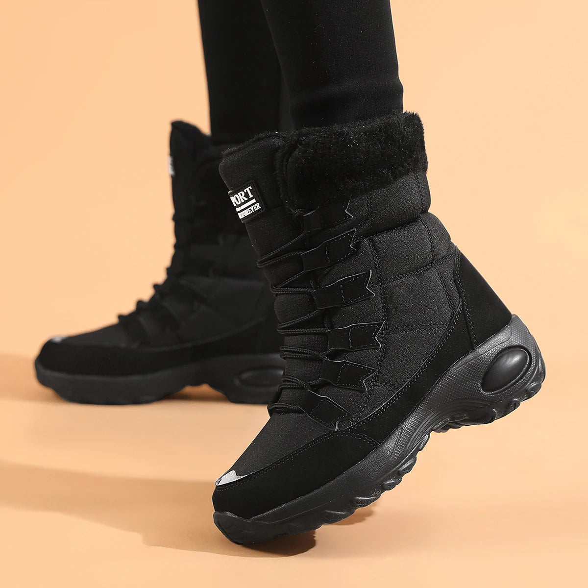 Women's Boots Winter High Quality Keep Warm Mid-Calf Waterproof Snow Boots Women Comfortable Ladies Thigh High Hiking Boots Saea0cf778e804db5ac7b045582ebd9b4C Swag N Slay LTD