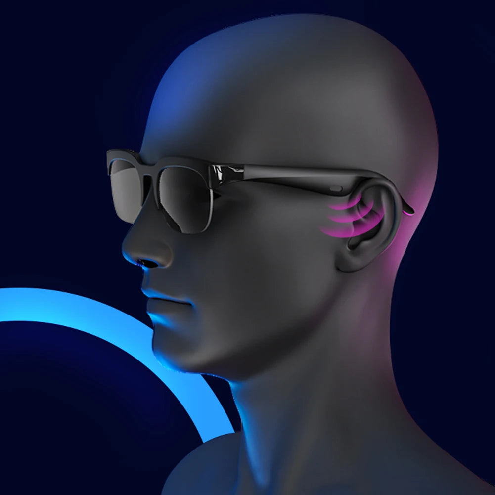 Smart Glasses AI Translator Hands-Free Music & Calls BT Sunglasses UV Protection Outdoor Sports Headphones for Men Women Saf39e779e34846e0b5d4eea73a74de83x Swag N Slay LTD