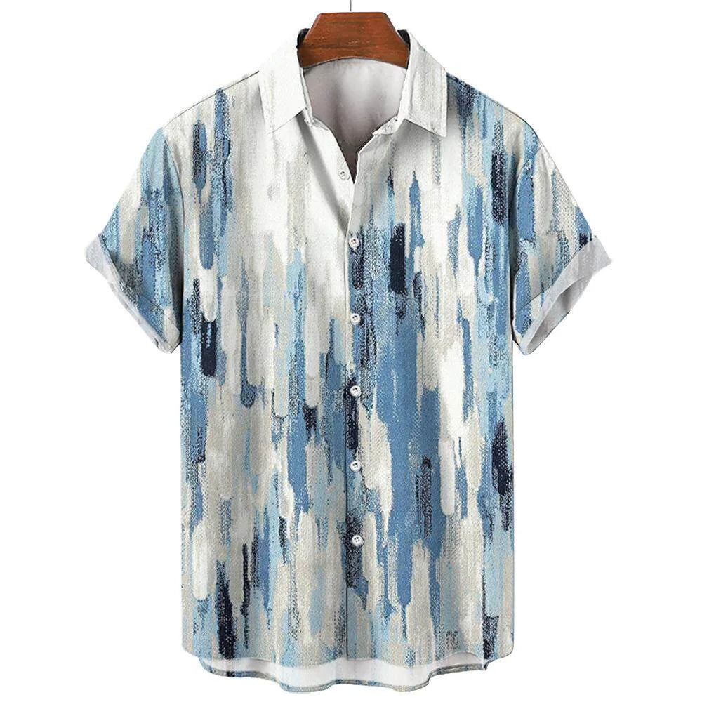 Irregular Stripes 3D Printed Shirt Summer Street Fashion Personality Short Sleeve Tops Men And Women Casual Lapel Hawaiian Shirt OTwd002636TM Saff9c0cc4df54ae7914ba1aacdf5689d4 Swag N Slay LTD