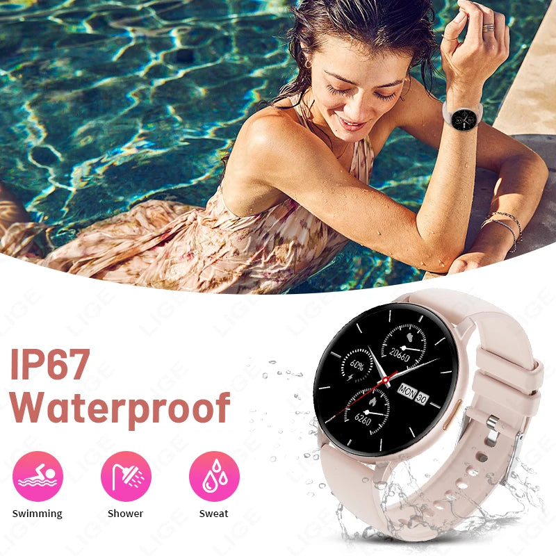 New Smart Watch Women Men Bluetooth Call Heart Rate Health Monitor 1.38'' Screen Fashion Sport Ladies Smartwatch For Android IOS Sb20f24f706bf4276a4915d6e4f33ae5el Swag N Slay LTD