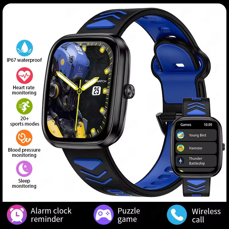New Kids Smart Watch Child HD Touch Screen Games Smartwatch Music Watch Boy Girl Gift Children Smartwatch For IOS Android black Sba764a11e70a4d7c9f84bec2831ef5edV Swag N Slay LTD