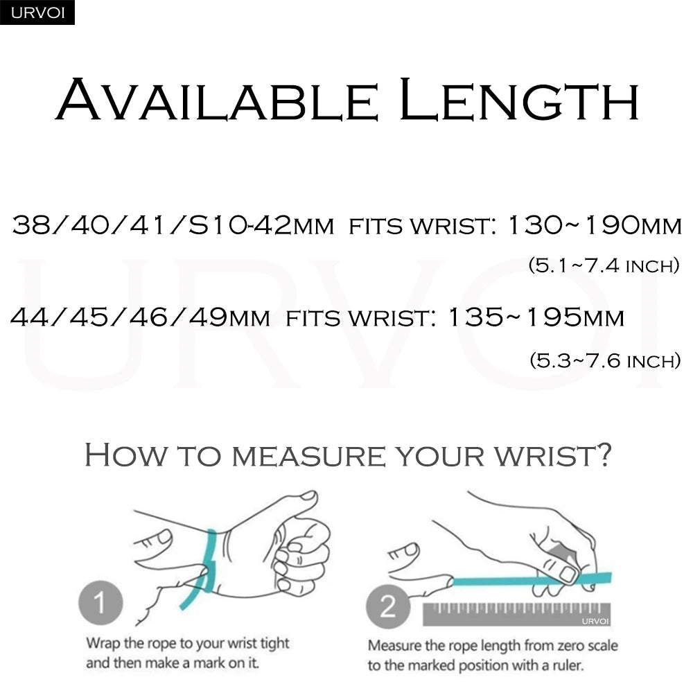 URVOI Band for Apple Watch Ultra 3 2 Series 11 10 9 8 7 SE Stainless steel Link bracelet strap Fold depolyment buckle for iWatch Sc3f985f77b894fc89bf1de87014b08ebp Swag N Slay LTD