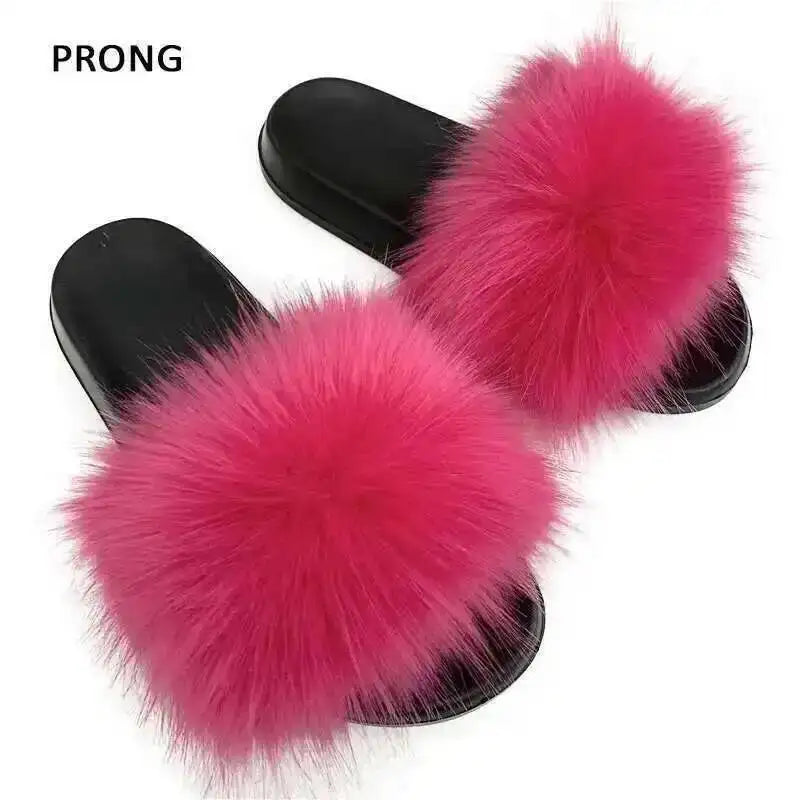Summer Faux Fur Slippers Women Indoor Furry Fur Slides Female Plush Flip Flops Flats Sandals Casual Fluffy Slipper House Shoes Sc53e58ce165443599eb90b28327a65c4k Swag N Slay LTD