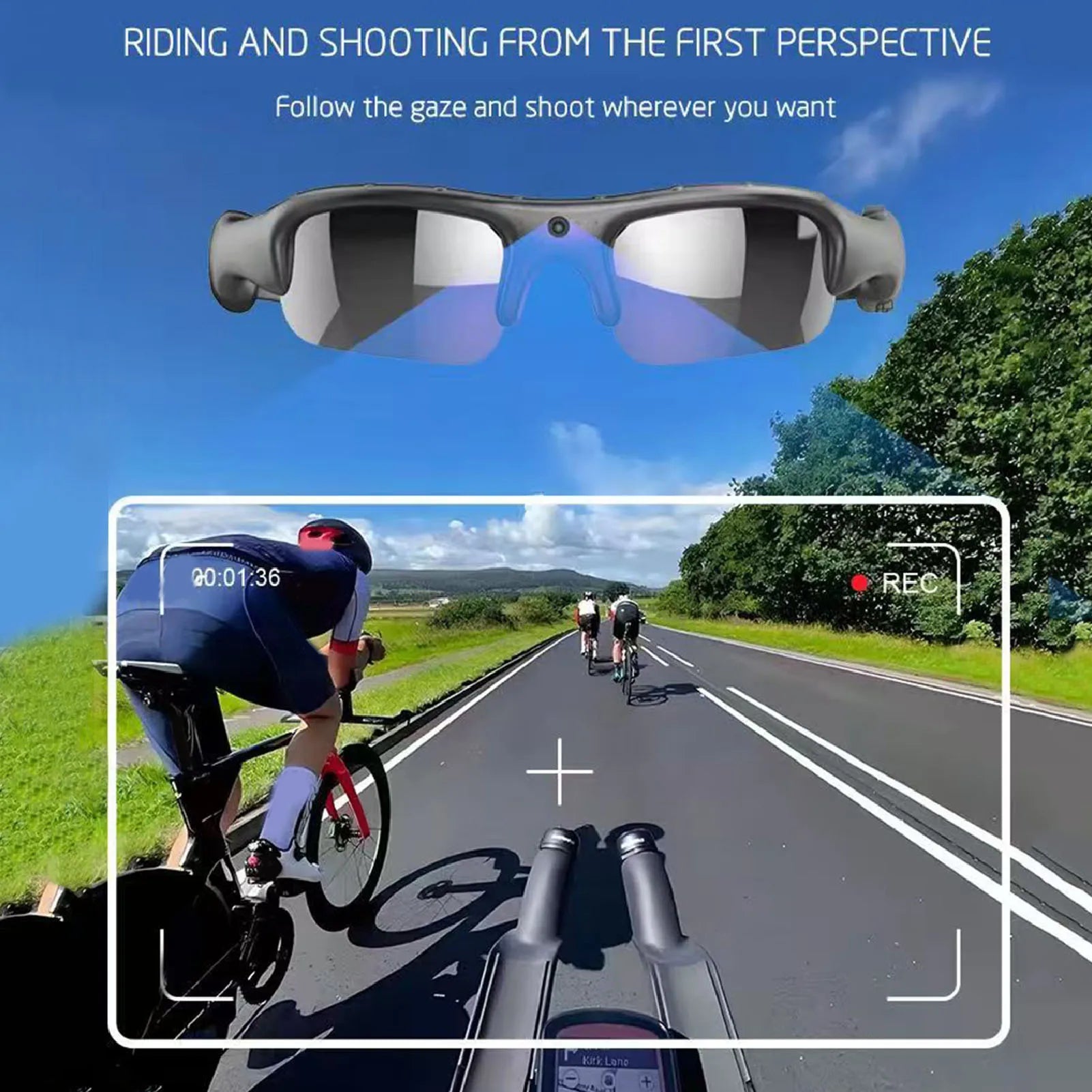 Camera Sunglasses with WiFi Polarized Smart Bike Glasses Outdoor Sports Camera HD Video Recording Polarized Camera Sunglasses Sc625a35ae3eb43dfb06e0e768b6ee127Y Swag N Slay LTD
