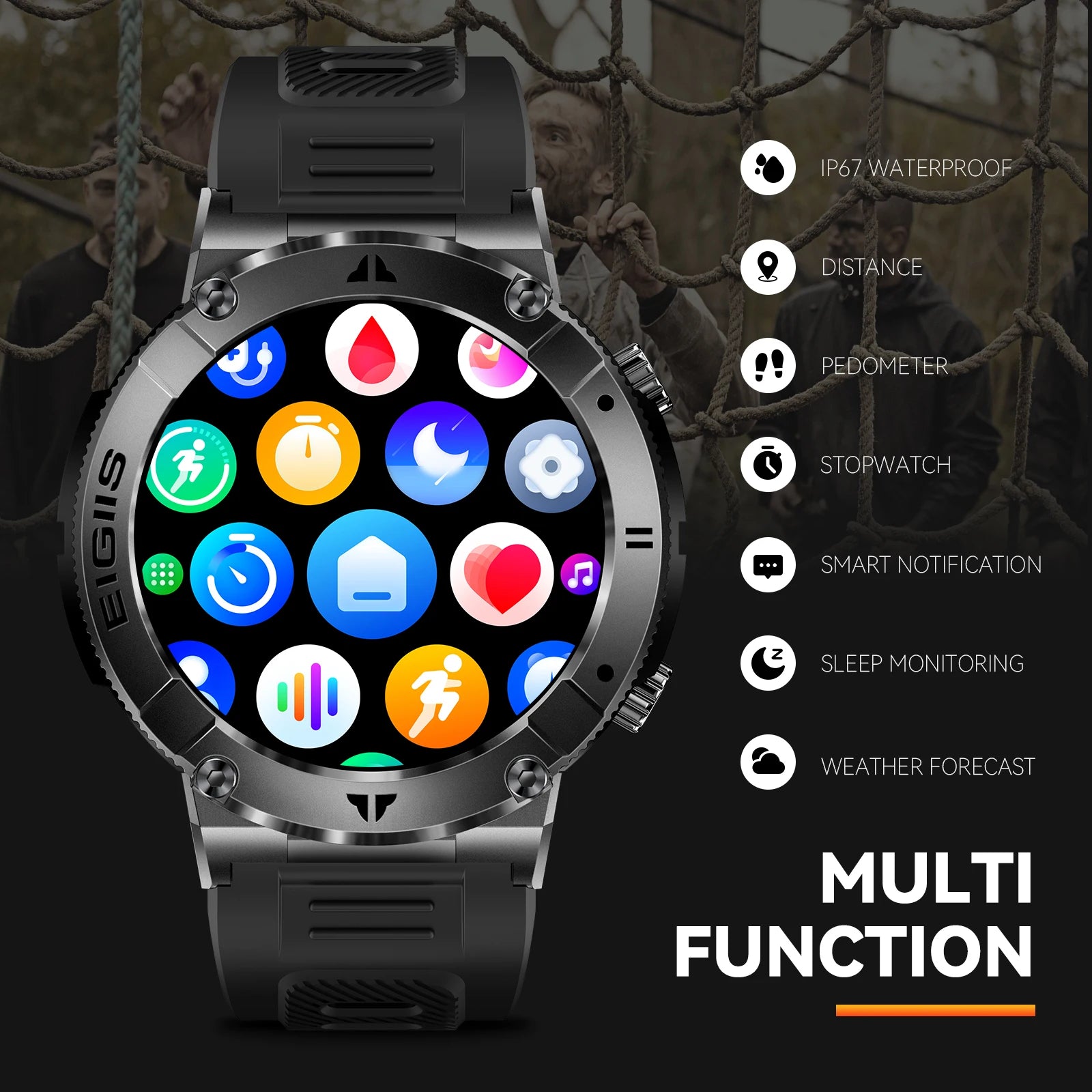LaNikar Smart Watch Men TFT Display Bluetooth Call Blood Pressure Sport Fitness Health Monitor Custom Dial Waterproof Smartwatch Scd66242425804f95949c153d7987826cg Swag N Slay LTD