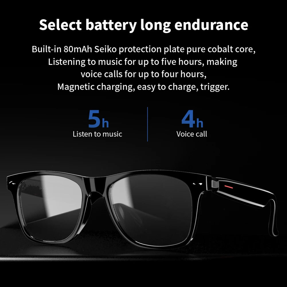 4K HD AI Smart Glasses Chat GPT 100MP Camera Recording Bluetooth Call 260Mah Battery Voice Assistant Control Smart Glasses 2025 Scd7e3b90fe1e48d2871aa1aed7cec3dcP Swag N Slay LTD