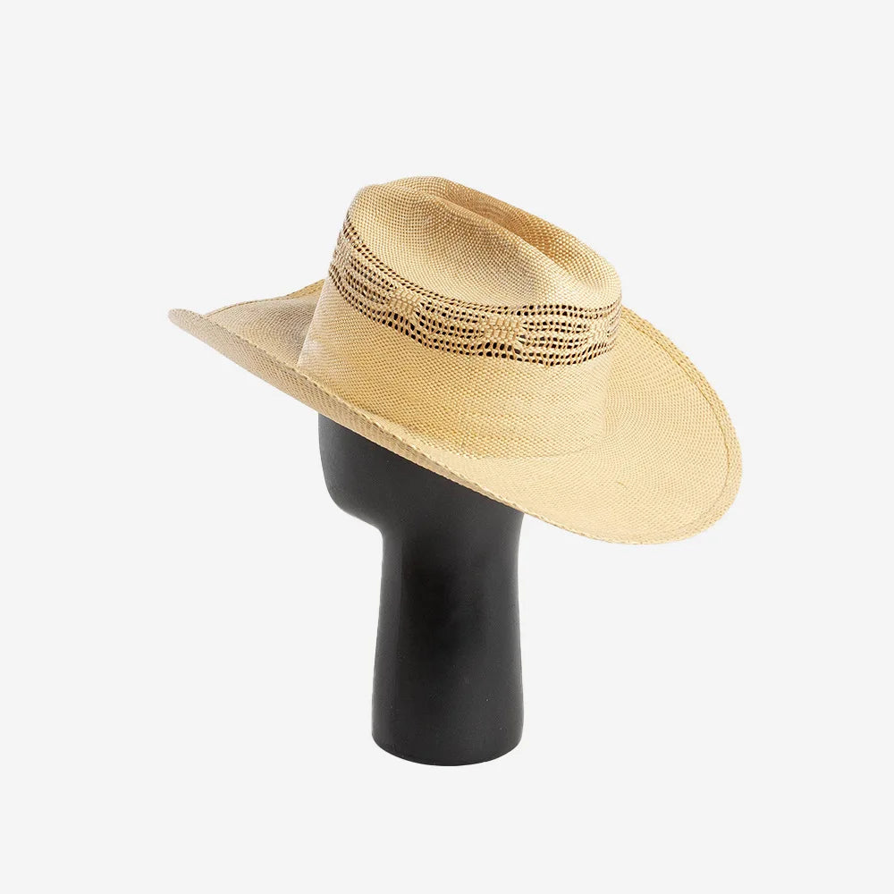 USPOP Spring and Summer Fashion Hardened Large Brim Woven Cowboy Hat Straw Sun Hat Sce8089e763b54803813354c41db65e90u Swag N Slay LTD
