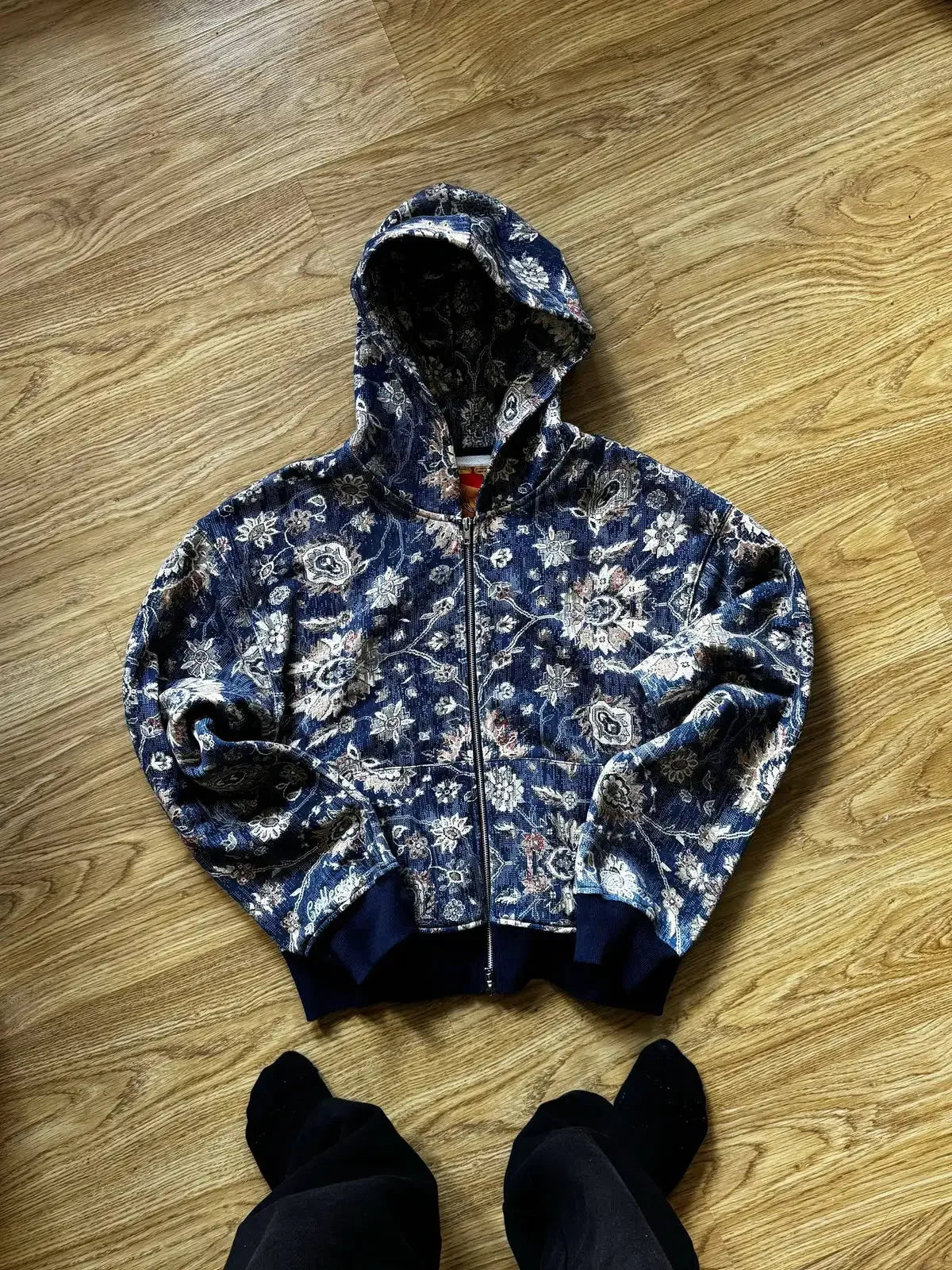 Y2K New American Casual Cherry Blossom Embroidery Zipper Hoodie Men Street Fashion Trend Fleece Padded Sweatshirt Unisex Hoodie 1 5 Sd3631af1b8c043569cf101c18c240270B Swag N Slay LTD