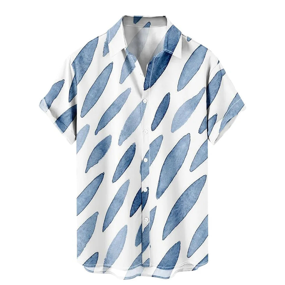 Irregular Stripes 3D Printed Shirt Summer Street Fashion Personality Short Sleeve Tops Men And Women Casual Lapel Hawaiian Shirt OTwd002639TM Sd67d6e0c99e64fe3b7e6436edcd10766y Swag N Slay LTD
