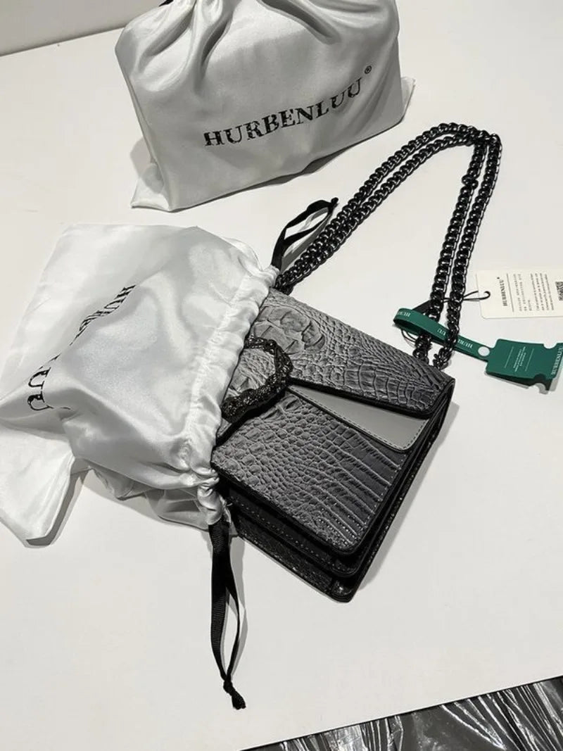 Crocodile Pattern Underarm Bag Dionysus Handbag Texture Niche Chain Slung Shoulder Bag Explosions Fashion Trend Small Square Bag Sd6ee212fcb23457a96ca50893a339cf2l Swag N Slay LTD
