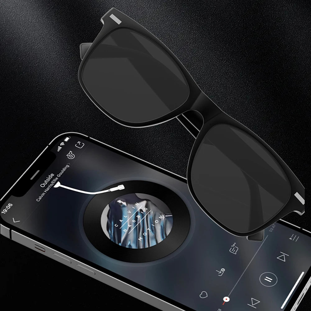 Smart Glasses AI Voice Assistant Camera Glasses BT Audio Glasses (Sunglasses) Sd87b05d2b51b4d2f99f1e94341661372F Swag N Slay LTD
