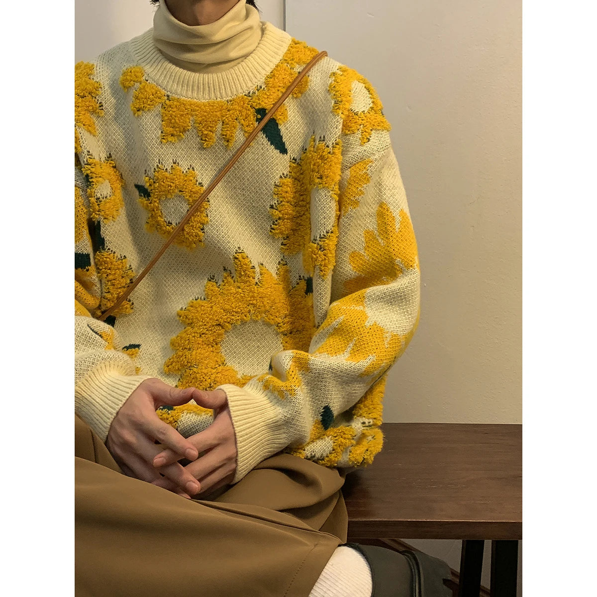 2024 Sweater Winter Sunflower Warm Sweaters Fashion Male O-Neck Pullovers Sweater Men Loose Casual Sweater Thick Knitted Unisex Sdbddcdd36a22438e9279524200d730e9m Swag N Slay LTD