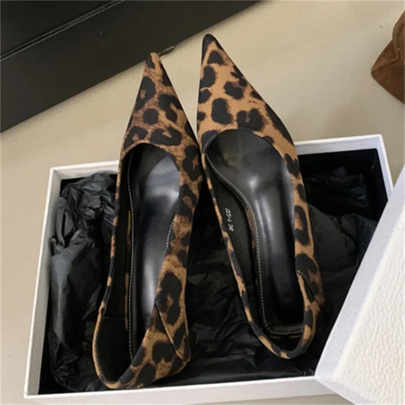 Eilyken Spring Design Leopard Print Woman Pumps Pointed Toe Thin Low Heels Elegant Party Female Shoes Zapatos De Mujer Sdcb9fb13d24b444b936b6594512080030 Swag N Slay LTD