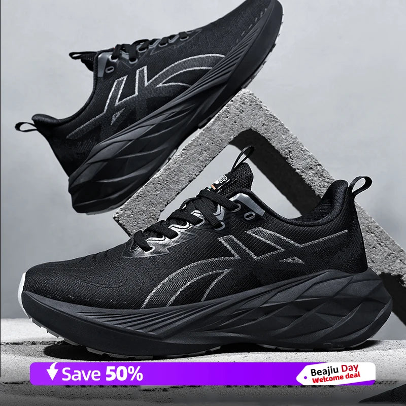 Running Shoes Training Speciality Marathon Men Sports Breathable Lightweight Women's Comfortable Nonskid Leisure Sneakers black Sdf2ea934a0714155b46a2b969942462aT Swag N Slay LTD