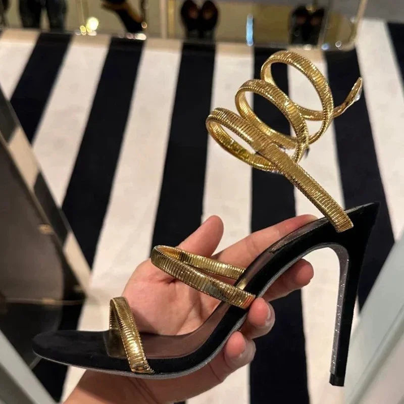 Eilyken Summer Street Style Ankle Strap Open Toe Narrow Band Women Sandals Thin High Heels Stripper Sexy Banquet Shoes Se3284846dbac460187dba2a35d7912e2z Swag N Slay LTD