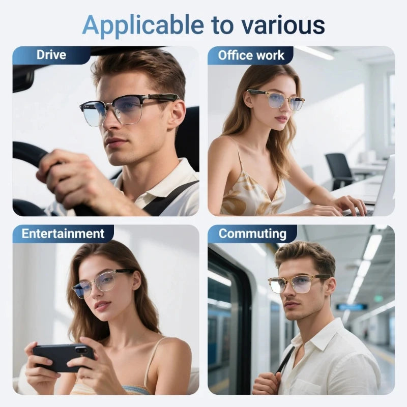 GT-33 AI Smart Glasses HD Bluetooth Calling Voice Assistant Music Player Translate Camera HOT Translation in multiple languages Sea597f936cf64826b0fff818a095a4edz Swag N Slay LTD