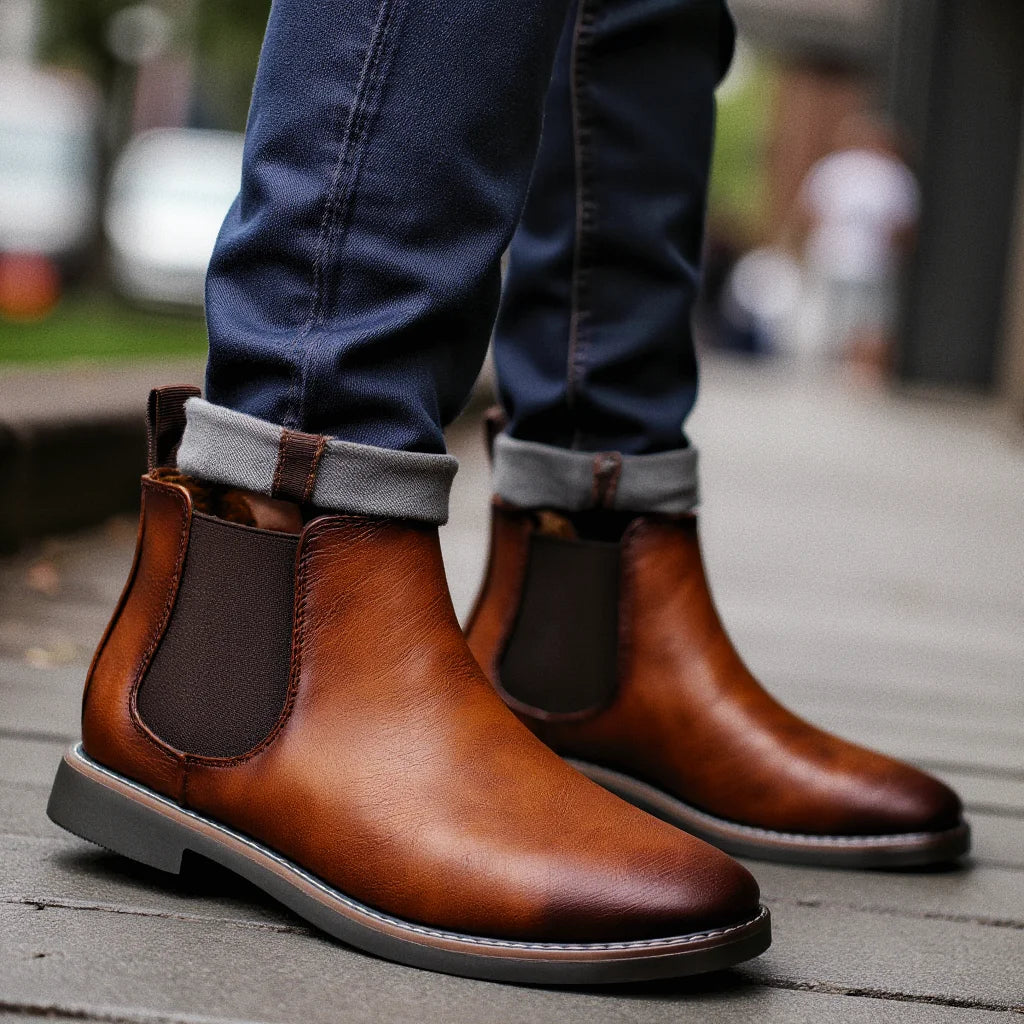 40~46 Men Chelsea Boots Brand Retro Comfortable Fashion Men Boots Sebfdc13e13f4409c83c46c675bfe7344j Swag N Slay LTD