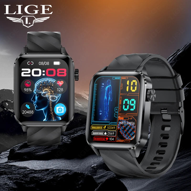 LIGE Men’s Smart Watch Fashion Sports Bracelet Fitness Tracker Health Monitor Bluetooth Call Women's Smartwatch Local Shipping Sec0abff8260340f88b866465bdafe784d Swag N Slay LTD