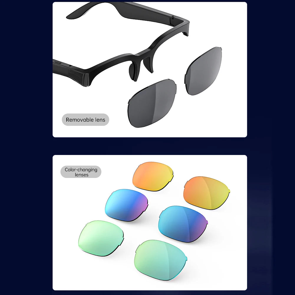 Smart Glasses AI Translator Hands-Free Music & Calls UV Protection BT Sunglasses UV Protection Outdoor Sports Headphones Glasses Sec2617635d2d4097994a0ba097b02b8e6 Swag N Slay LTD