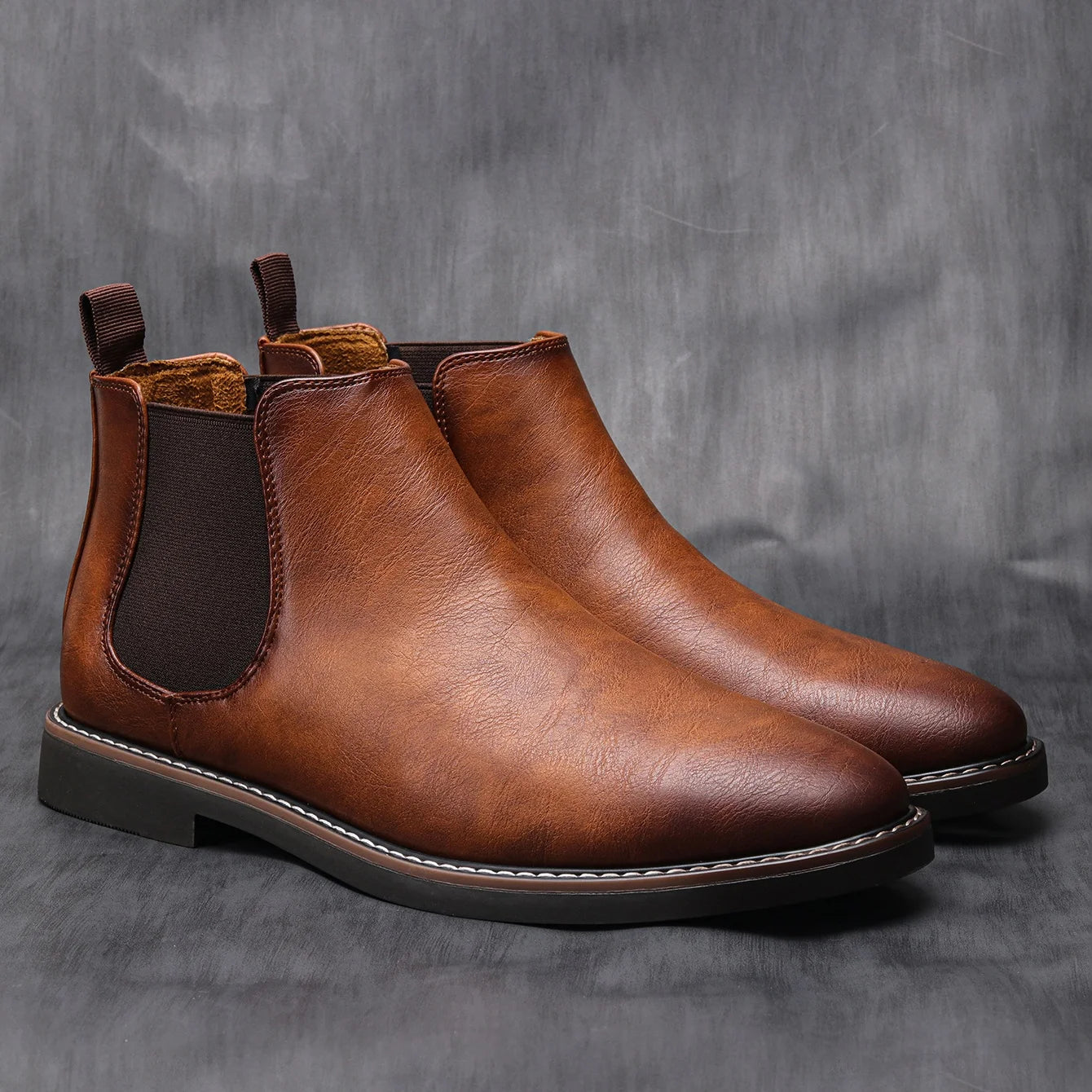 40~46 Men Chelsea Boots Brand Retro Comfortable Fashion Men Boots brown 5236 Seccbf922ae0543dfb14dac3bc5a3039aY Swag N Slay LTD
