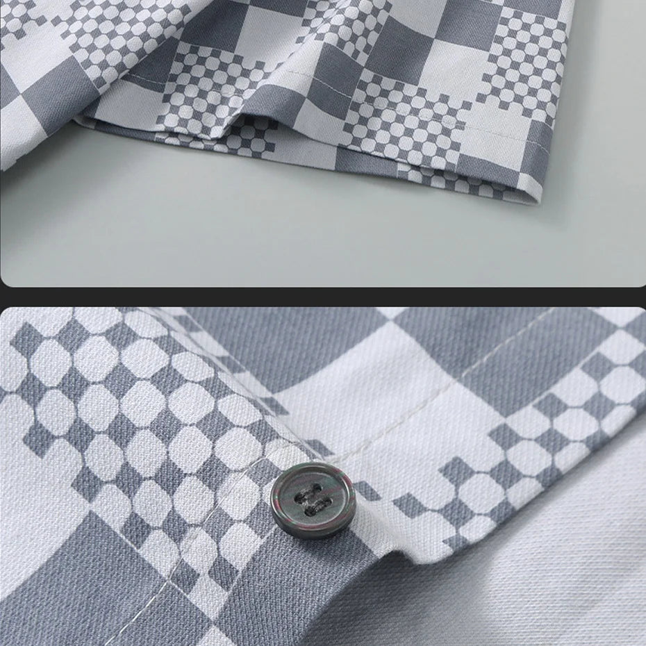 Plaid Shirt Men Summer Short Sleeve Shirts Plus Size 10XL 11XL Fashion Casual Plaid Tops Male Summer Shirt Big Size 10XL Sf11af9ce9b184a3da6a235ed0844cc5cm Swag N Slay LTD