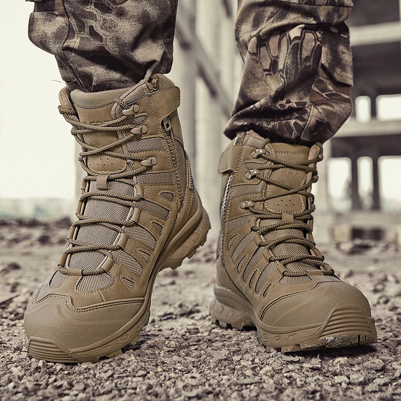 High Top Waterproof Men's Tactical Boots Hiking Shoes Large Size 47 Outdoor Sneakers Hiking Boots Non Slip Motorcycle Boots Men Sf5092440c49944aa8792ad3e35c2083c5 Swag N Slay LTD