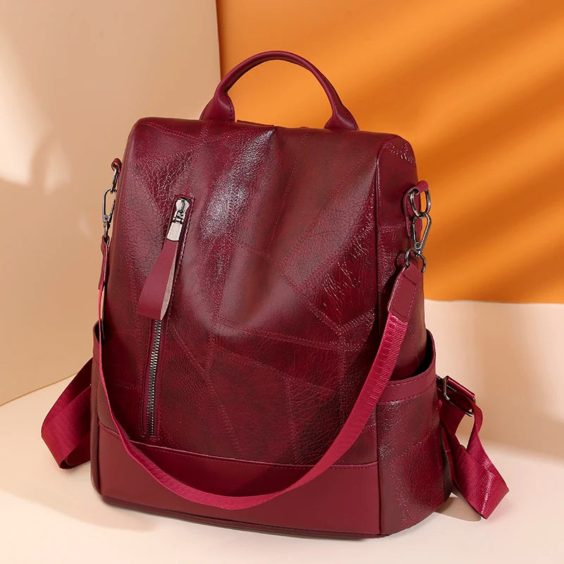 Women's fashionable backpack, shoulder bag, travel multifunctional bag, handbag, handbag, suitable for different scenarios Sf5288e0508c840adaab200d85615f50fu Swag N Slay LTD