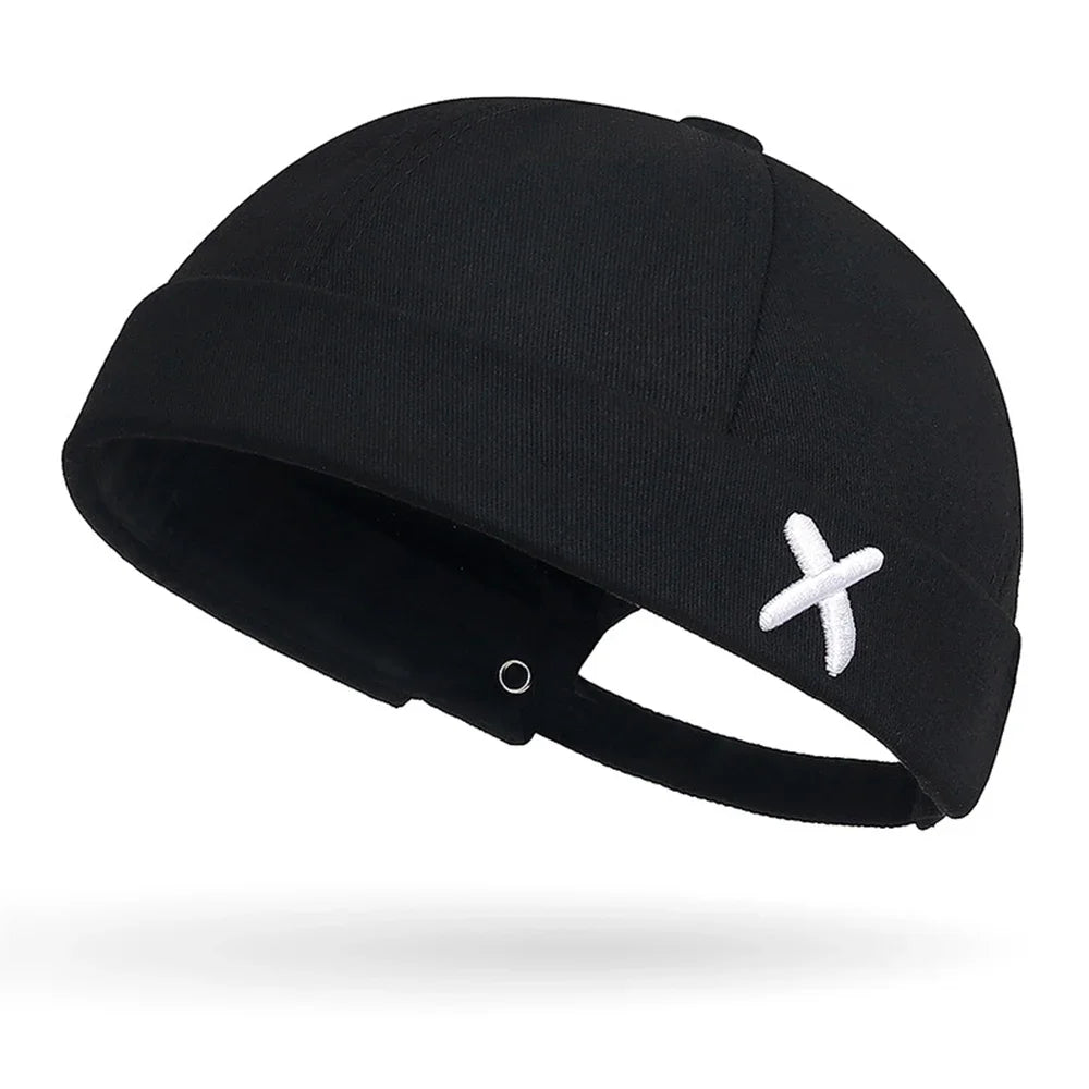 Men Hip Hop Hats Vintage Beanie Hat Summer Adjustable Landlord Hat Trendy Streetwear Docker Cap Women men Brimless Skullies Cap black Sfd20e5d1a191487aa4e9debb1db7d8d7v Swag N Slay LTD