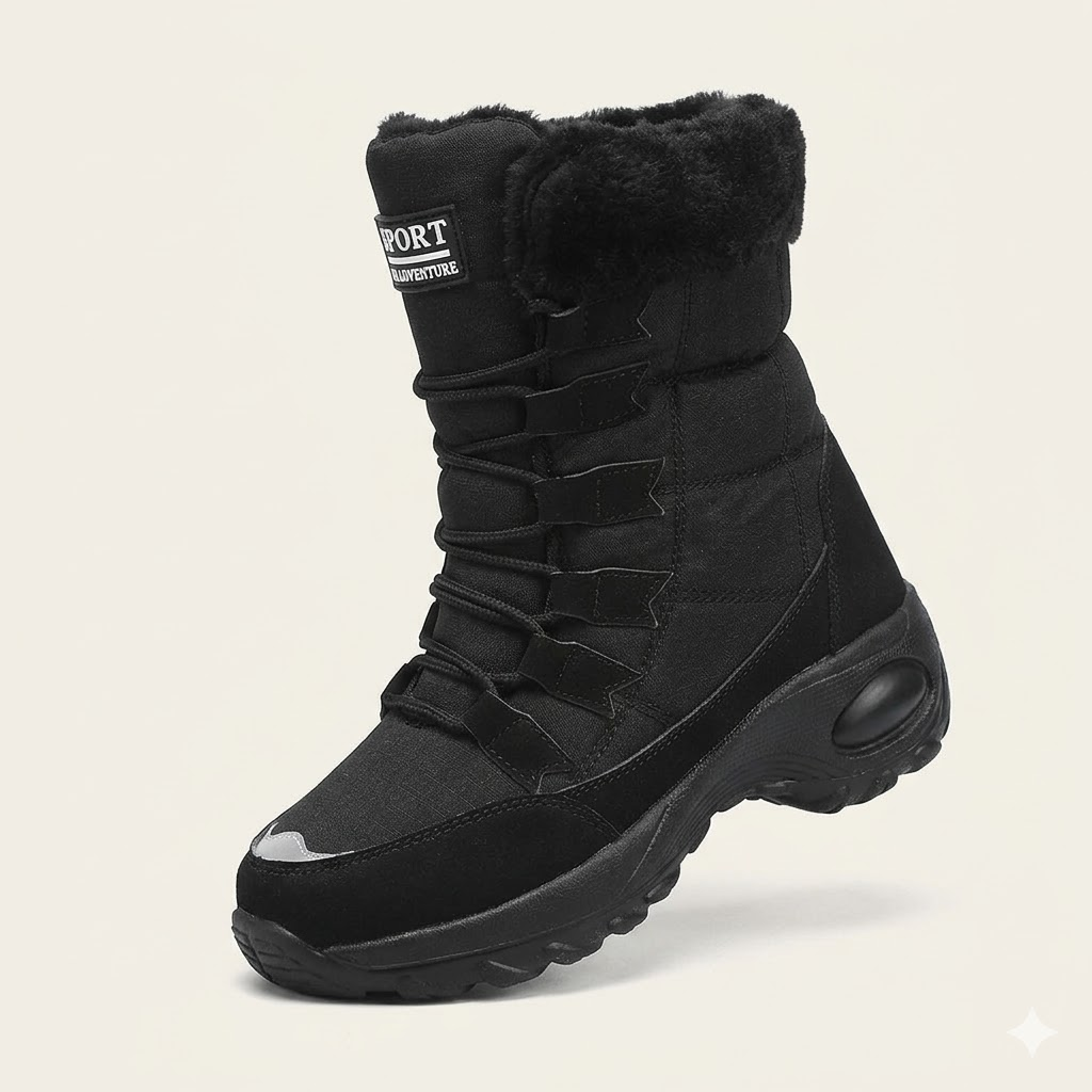 Women's Boots Winter High Quality Keep Warm Mid-Calf Waterproof Snow Boots Women Comfortable Ladies Thigh High Hiking Boots image_3 Swag N Slay LTD