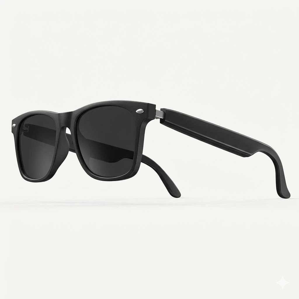 Smart Glasses AI Voice Assistant Camera Glasses BT Audio Glasses (Sunglasses) image_8 Swag N Slay LTD