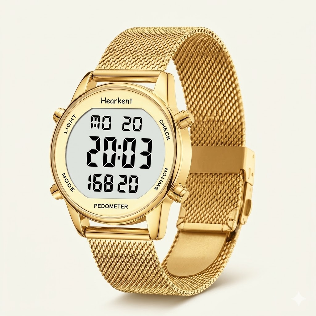 Hearkent Pedometer Watches Sport Step Counter Women's Digital Watches Calories Mile Tracker Waterproof 30M for Walking Running image_9 Swag N Slay LTD