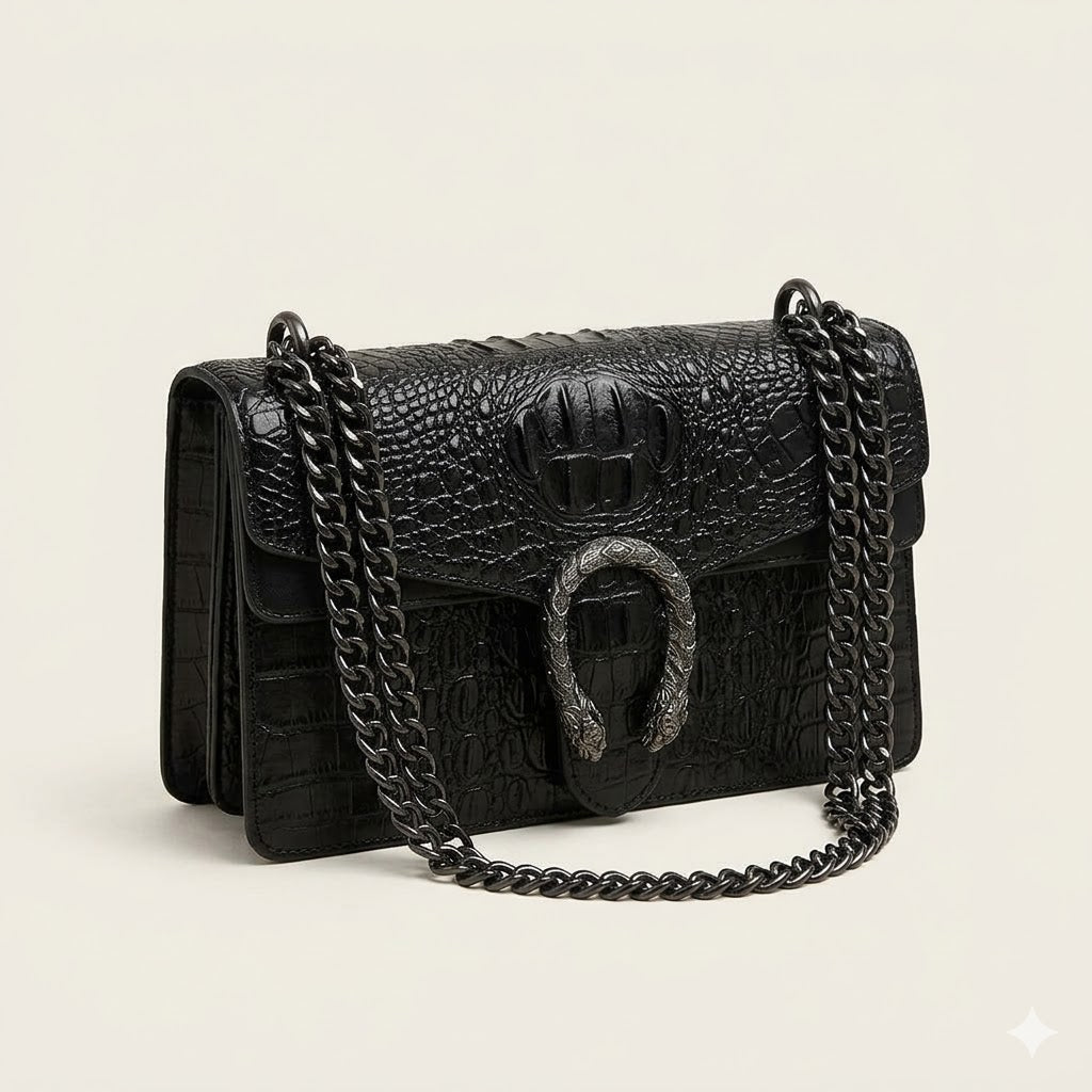 Crocodile Pattern Underarm Bag Dionysus Handbag Texture Niche Chain Slung Shoulder Bag Explosions Fashion Trend Small Square Bag unnamed__13 Swag N Slay LTD